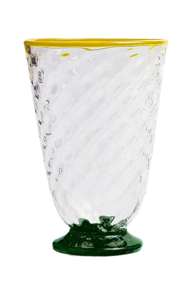 La DoubleJ Quilted Glasses Set Of 4, Alternate, color, Quilted Mixed Colors