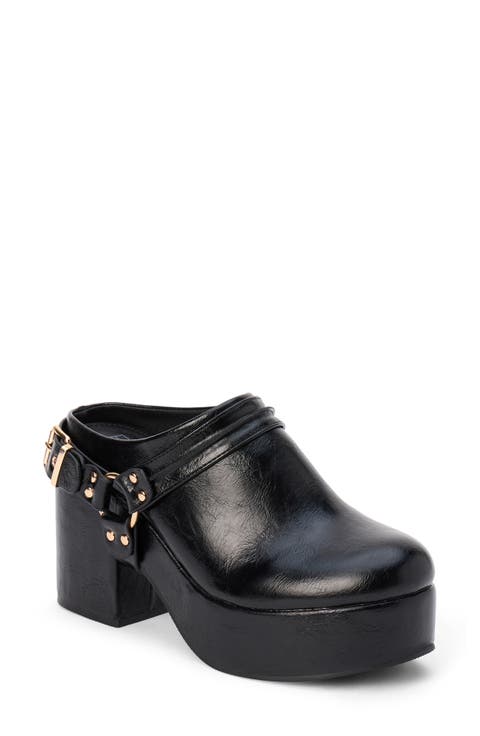 Sawyer Block Heel Platform Clog