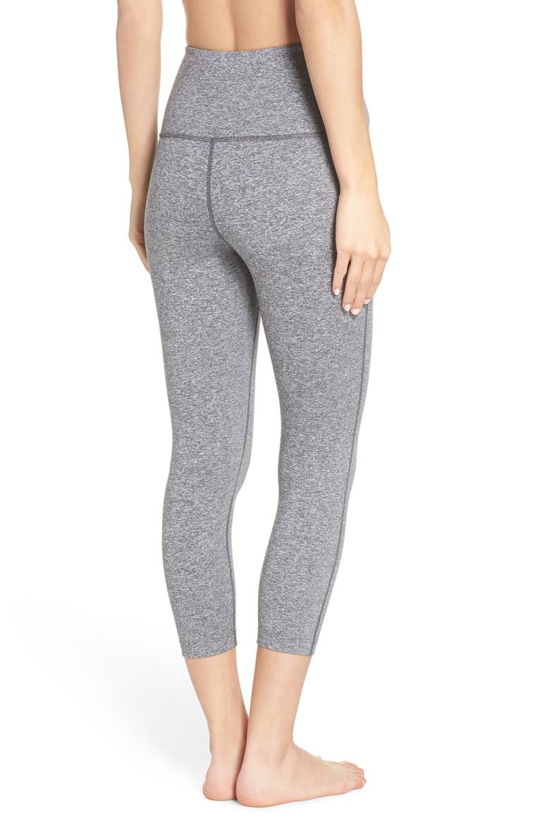 Live In High Waist Crop Leggings, Alternate, color, GREY GRAPHITE