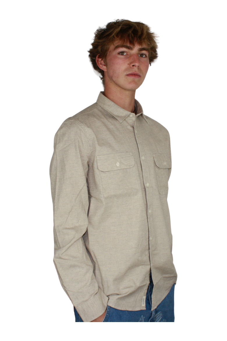 Mendocino Shirt, Alternate, color, Oatmeal