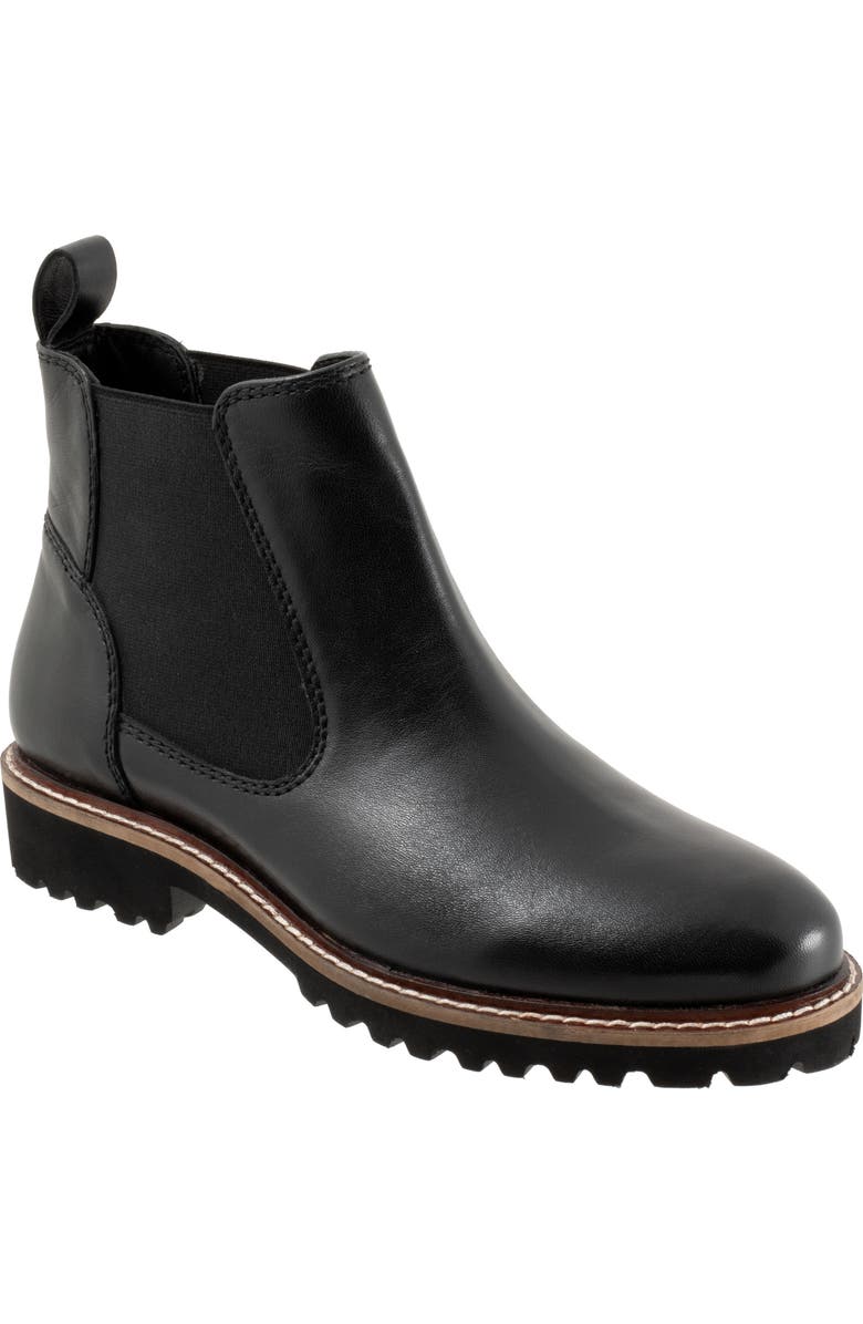 SoftWalk<sup>®</sup> Indy Chelsea Boot, Main, color, Black Smooth