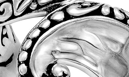 Samuel B. Sterling Silver Paisley Wave Ring In Silver