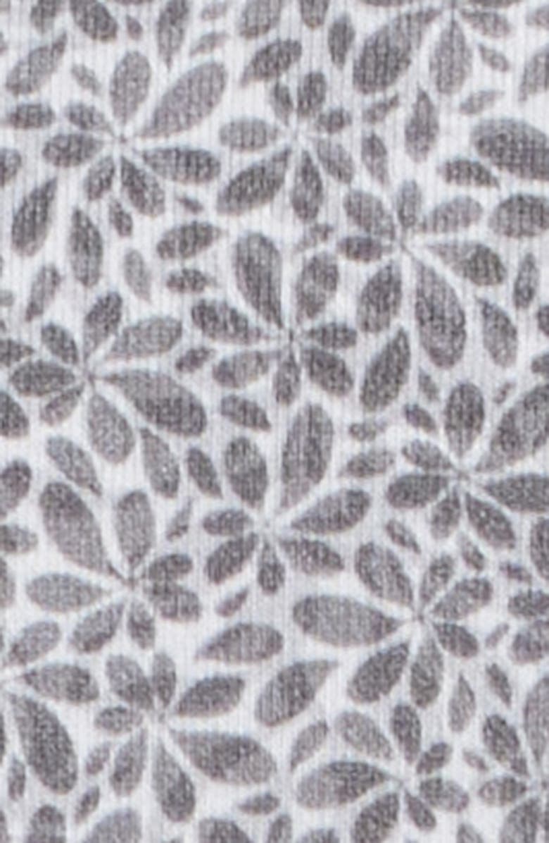 Bugatchi Miles OoohCotton<sup>®</sup> Floral Short Sleeve Button-Up Shirt, Alternate, color, Graphite