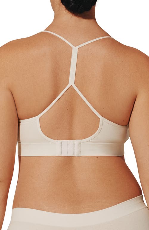 Thirdlove Seamless Cloud Cotton Wireless Bralette In Neutral