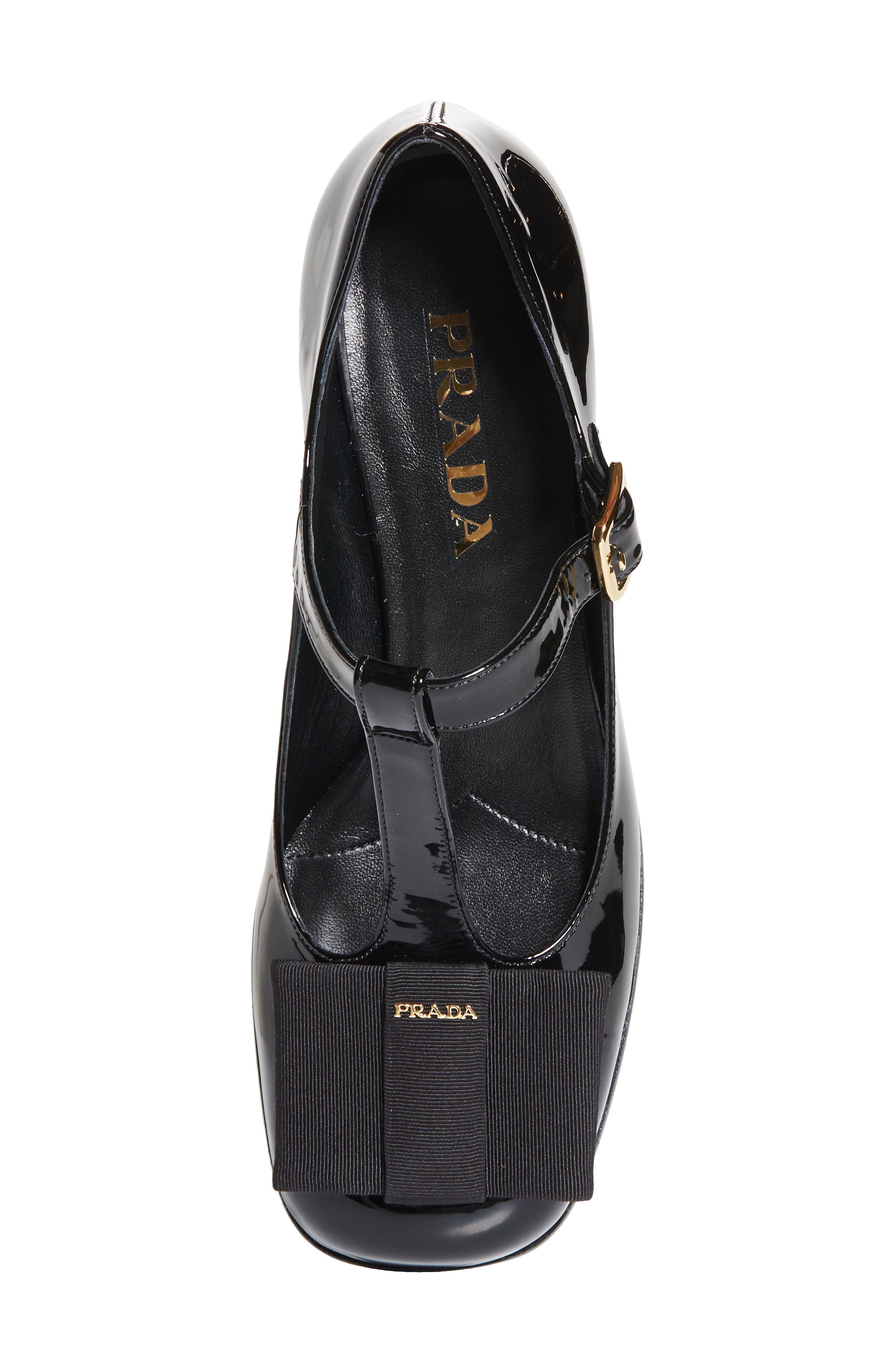 Prada Modellerie Bow Mary Jane Pump, Alternate, color, 