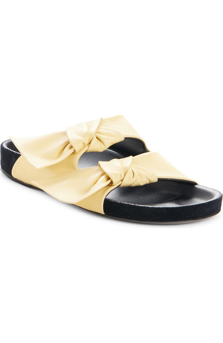 Isabel Marant Lennyo Footbed Slide Sandal, Main, color, Butter