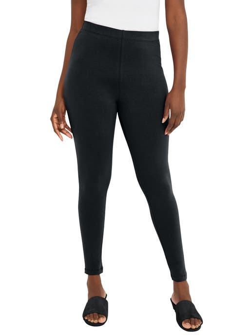 Everyday Stretch Cotton Legging (Plus Available)