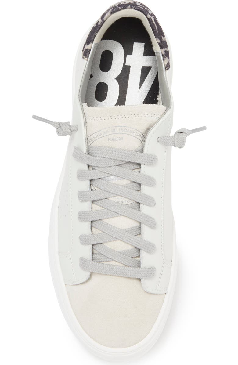 P448 Thea Platform Sneaker, Alternate, color, Whi/Les