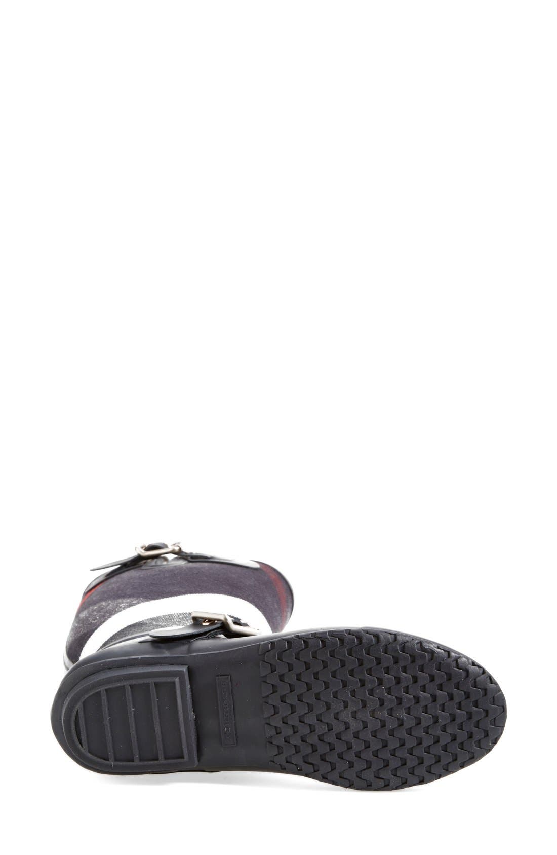 'Birkback' Rain Boot, Alternate, color, NAVY