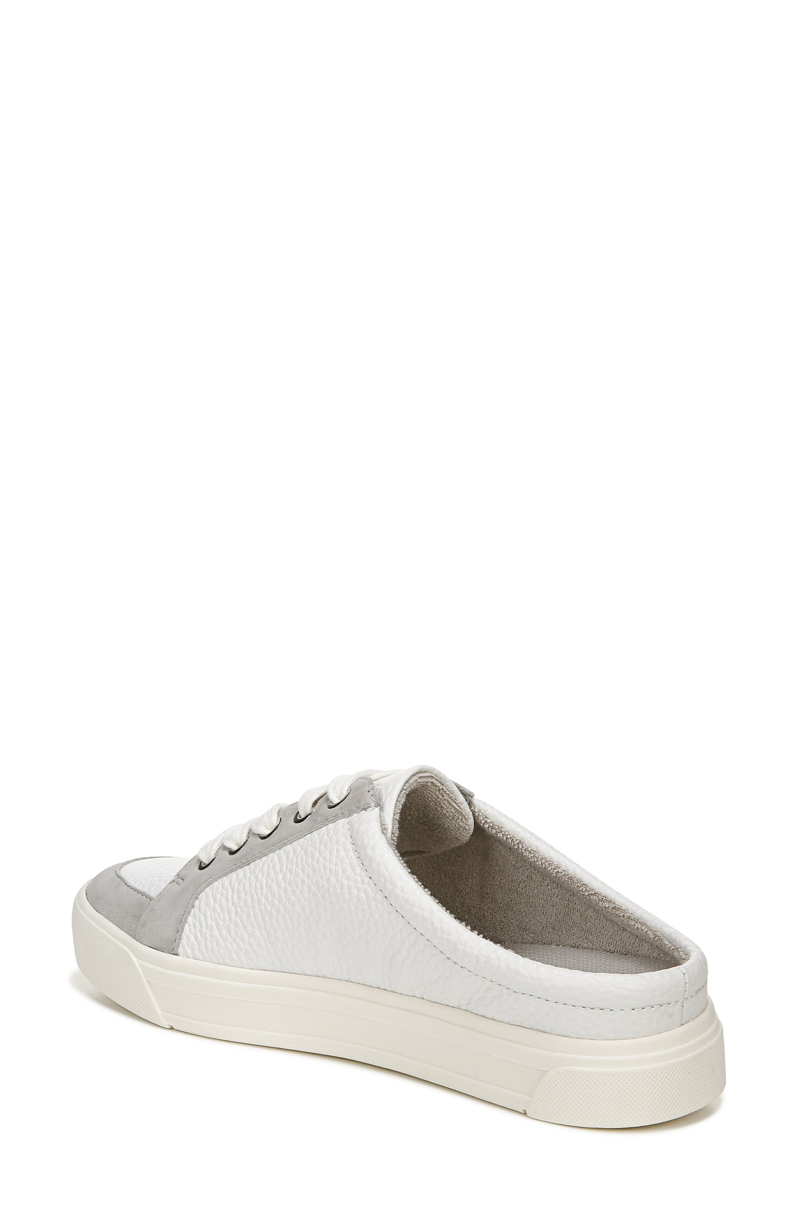 Adria Platform Mule Sneaker, Alternate, color, WHITE GREY
