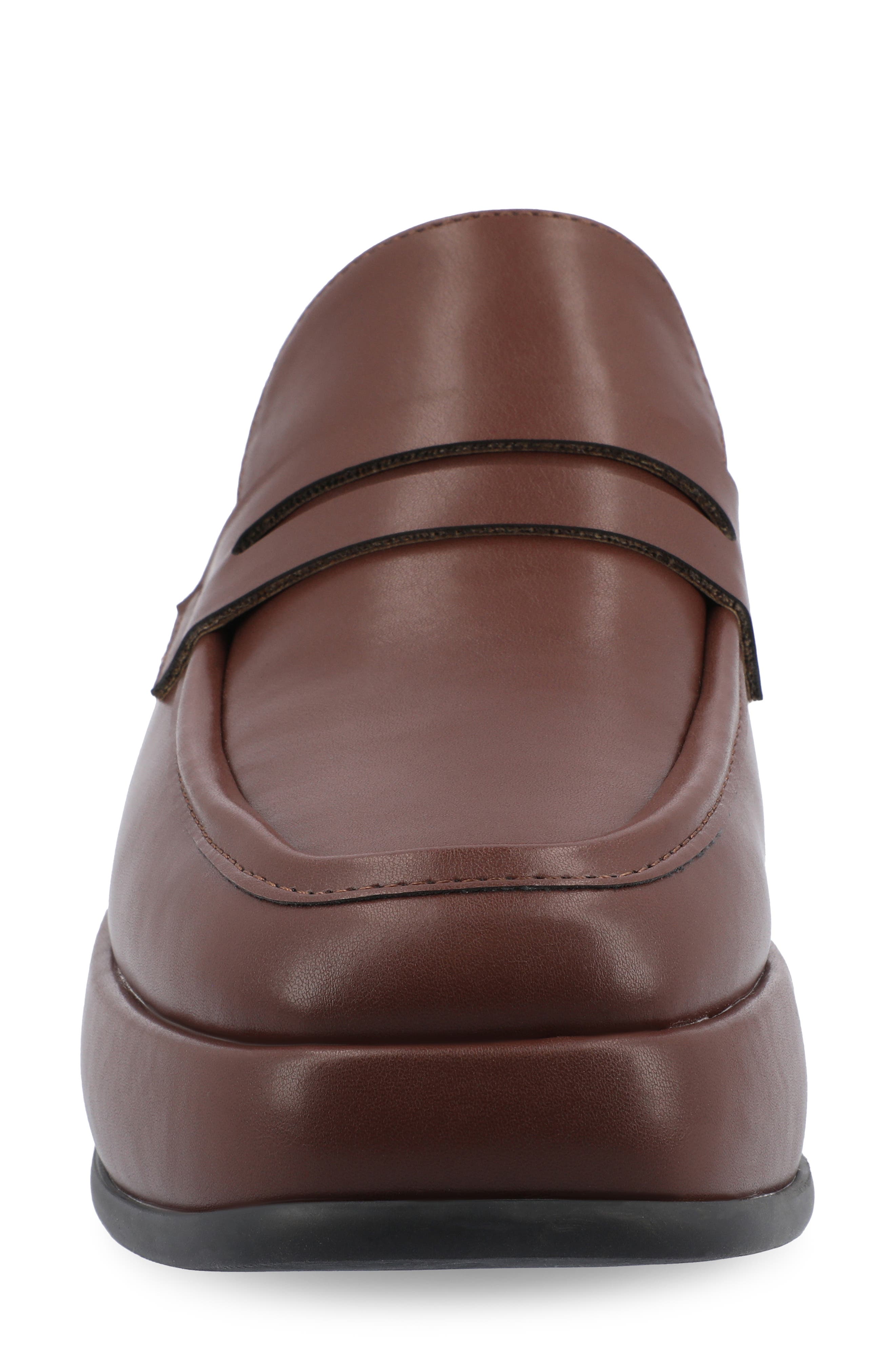 Journee Collection Antonia Loafer Mule, Alternate, color, Brown