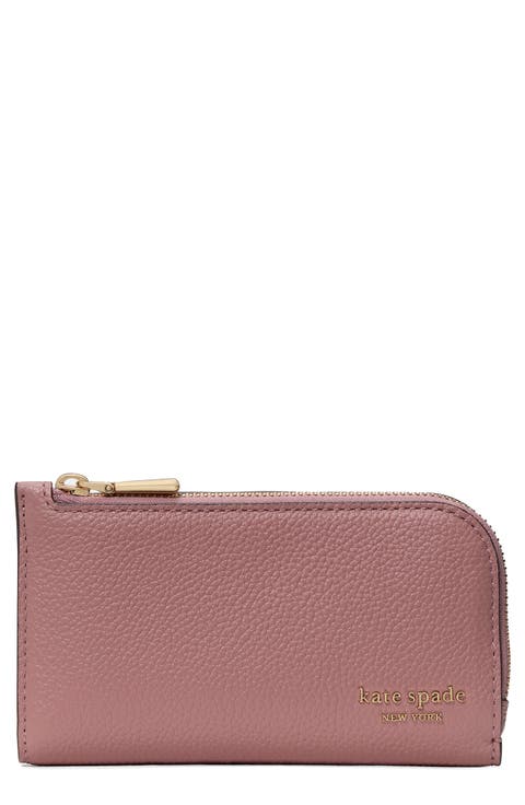 Small Devin Pebble Leather Bifold Wallet