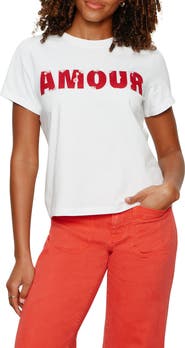 Sanctuary Timeless Amour Embeliished Organic Cotton T-Shirt