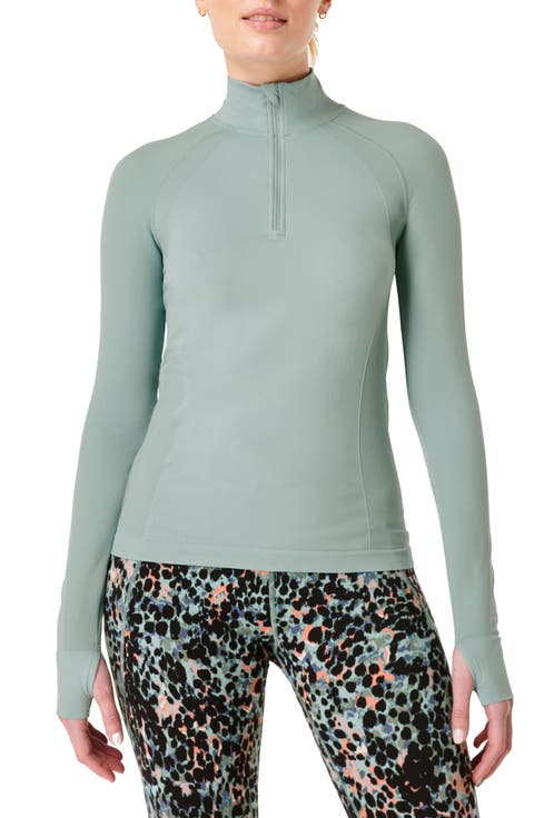 Athlete Seamless Half-Zip Workout Top