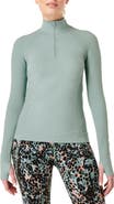 Sweaty Betty Athlete Seamless Half-Zip Workout Top