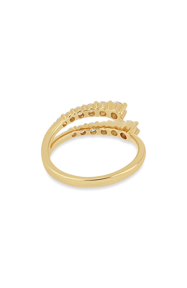 Bony Levy Kiera Diamond Crossover Ring, Alternate, color, 18K Yellow Gold