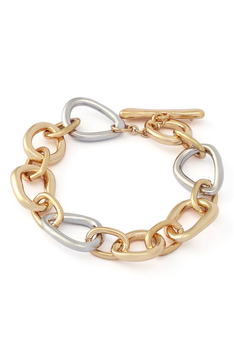 Robert Lee Morris Link Toggle Bracelet, Alternate, color,