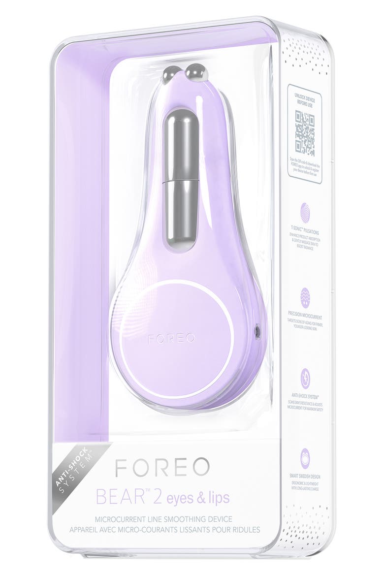 BEAR 2 Eyes & Lips Microcurrent Line Smoothing Device (Limited Edition), Alternate, color, LAVENDER