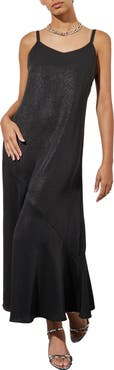 Ming Wang Shimmer Woven Midi Dress