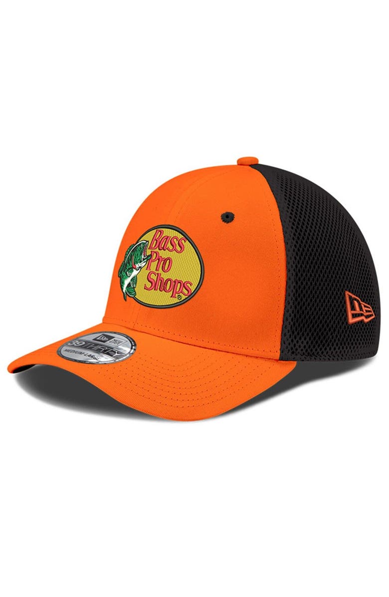 New Era Men's New Era Orange Austin Dillon Bass Pro Shops NEO 39THIRTY Flex Hat, Main, color, Orange