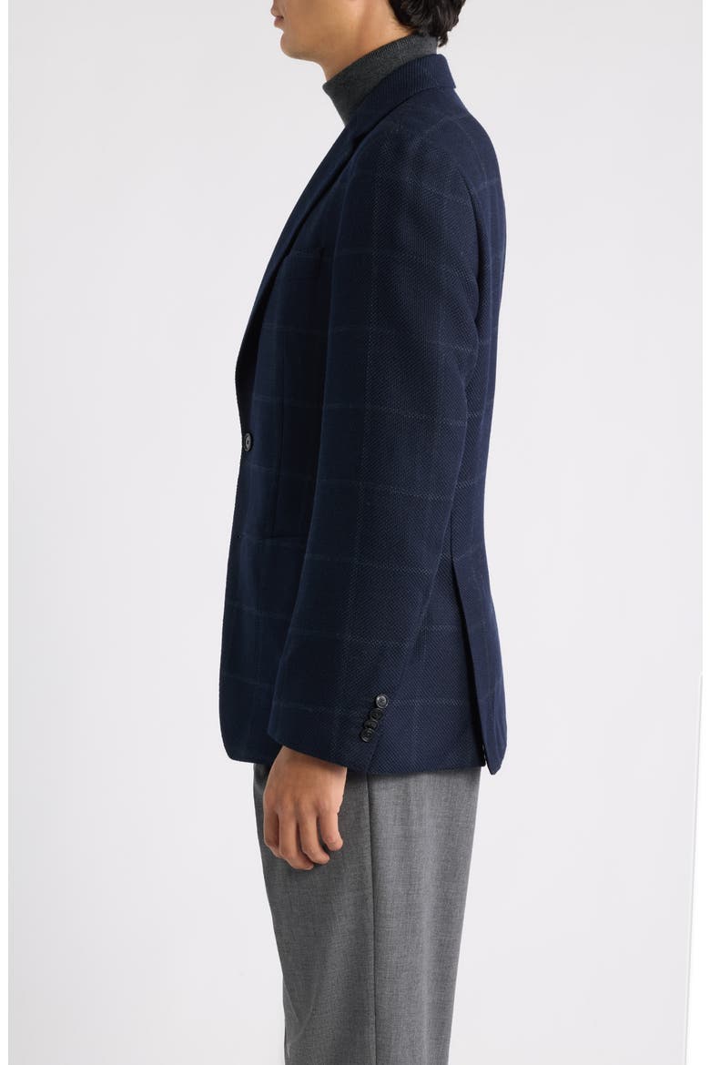 Hutson Plaid Sport Coat, Alternate, color, DARK BLUE