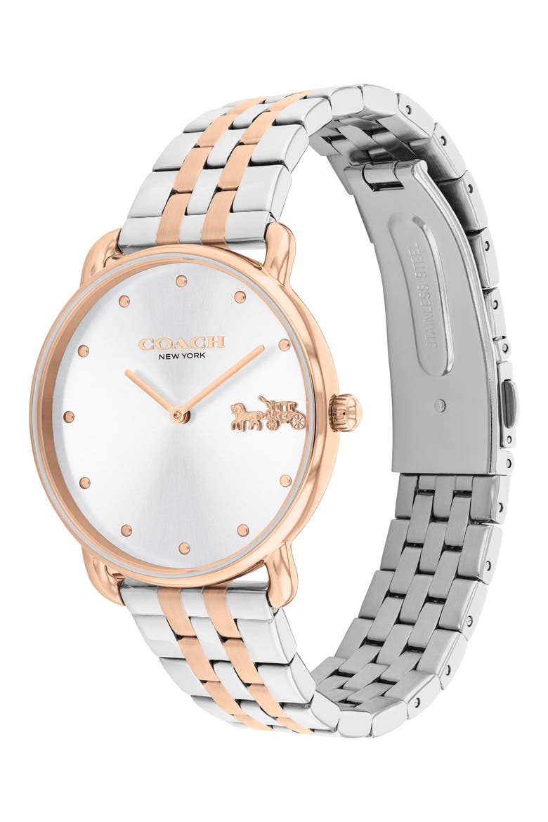 Elliot Bracelet Watch, Alternate, color, SILVER WHITE