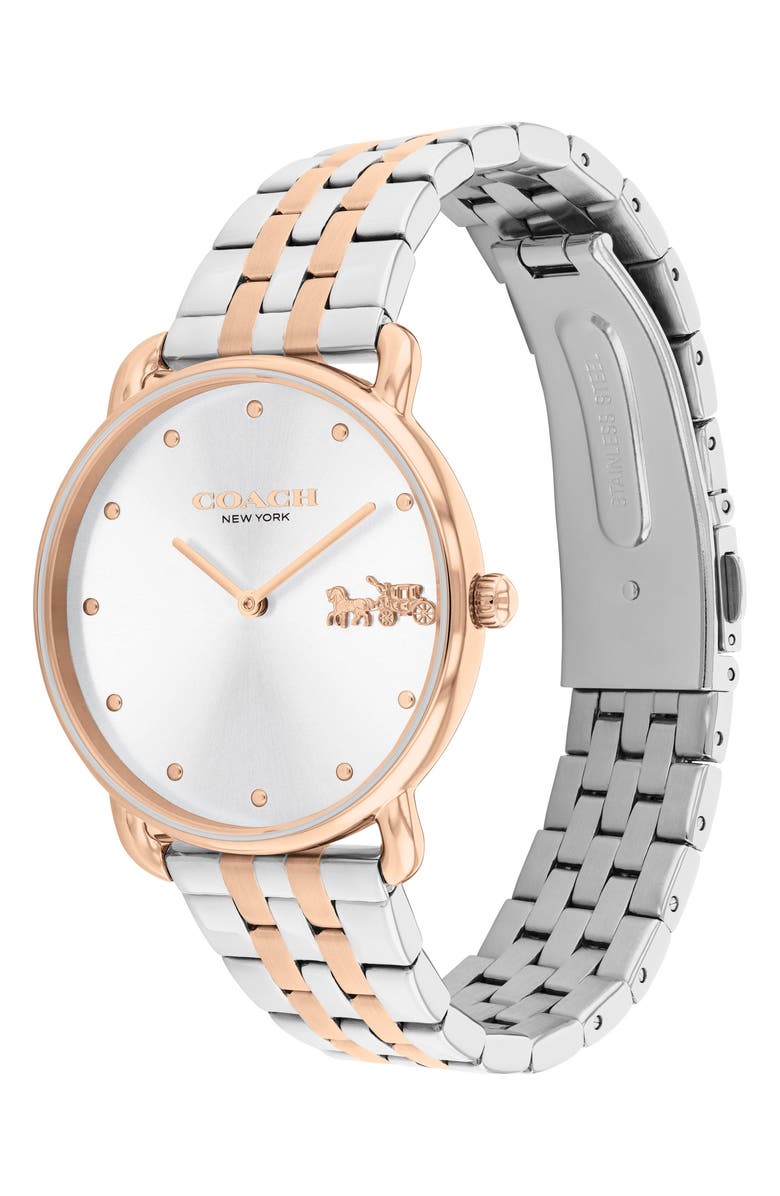 COACH Elliot Bracelet Watch, Alternate, color, White