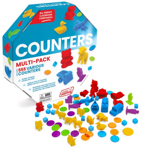 Counters Multipack 555 Pieces,Various Colorsshapes & Styles