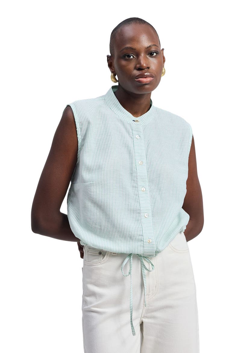 Button-down with Lace Shirt, Alternate, color, Parallel Paths