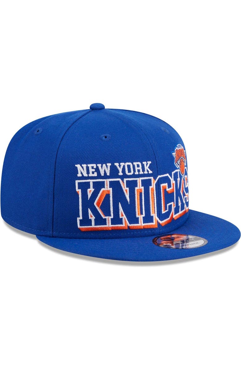 New Era Men's New Era Blue New York Knicks Gameday 59FIFTY Snapback Hat, Alternate, color,