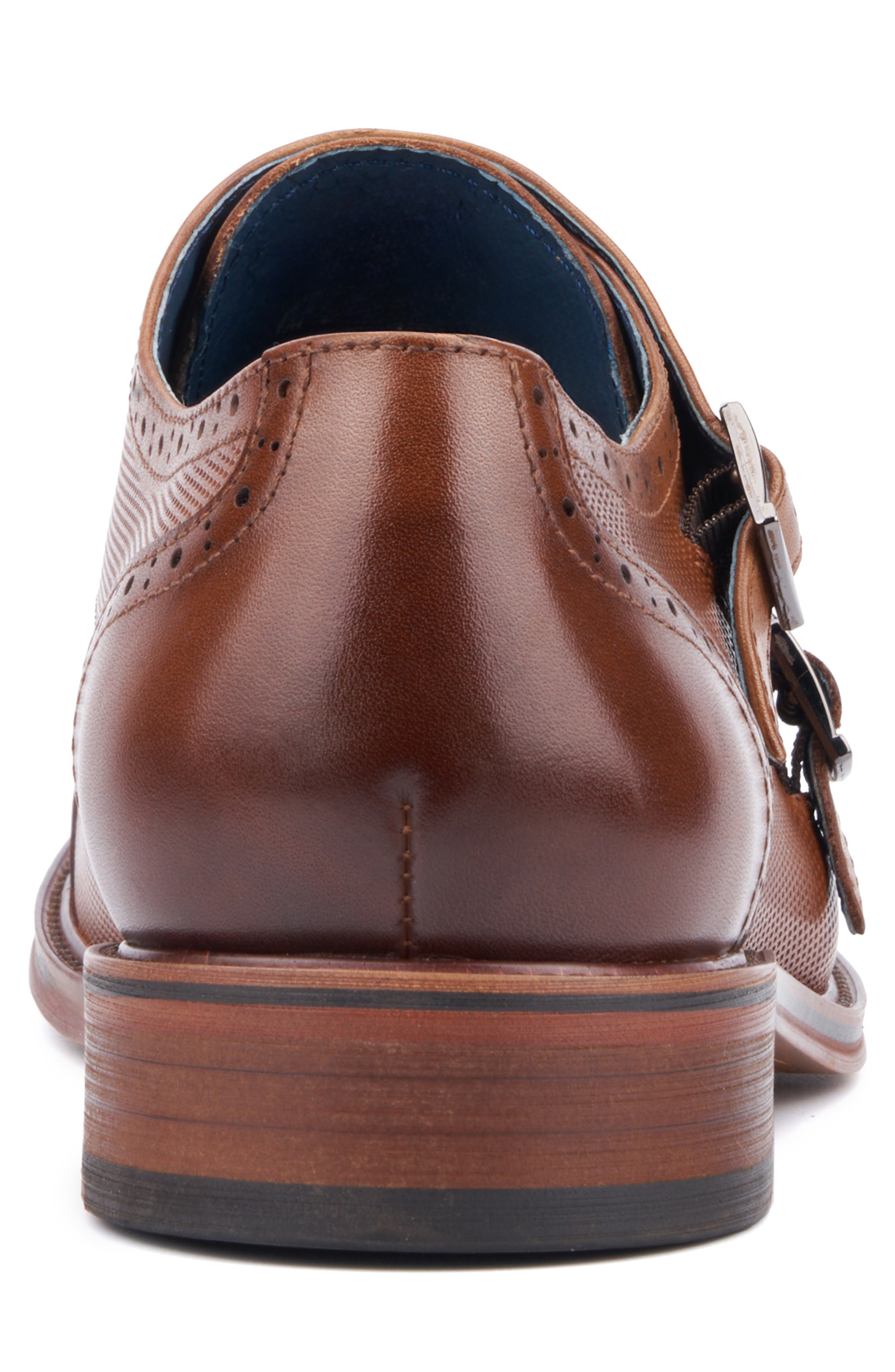 VINTAGE FOUNDRY Morgan Monk Strap Leather Loafer, Alternate, color, Tan