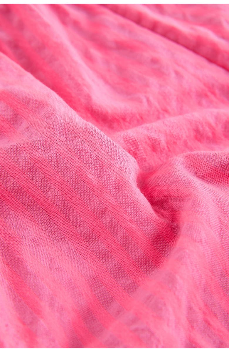 NEXT Kids' Scallop Trim Seersucker Shorts, Alternate, color, Pink