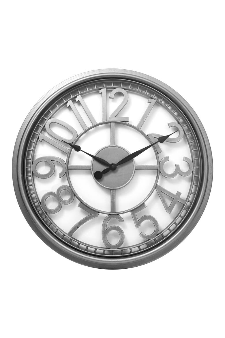 See Through Wall Clock, Main, color, GREY
