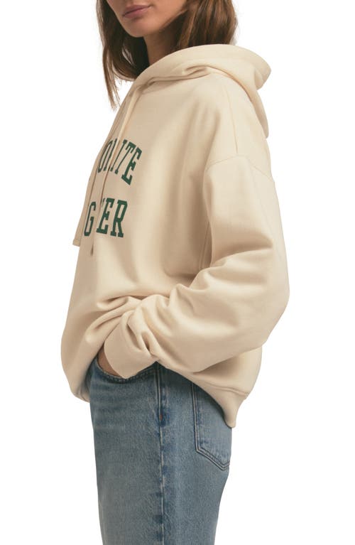 Favorite Daughter The Collegiate Graphic Hoodie In Ivory