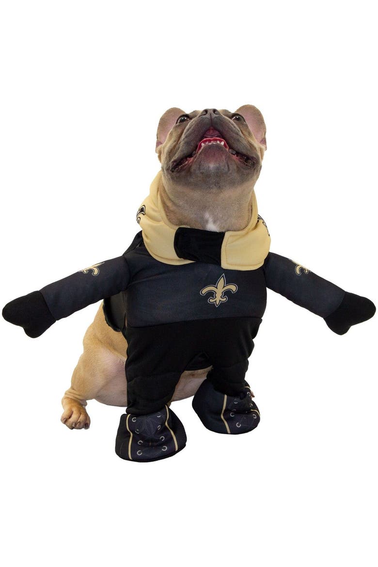 New Orleans Saints Running Dog Costume, Main, color, Black