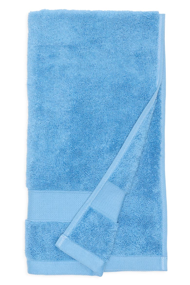 Watson Cotton Terry Cloth Hand Towel, Main, color, TRUE LAKE BLUE