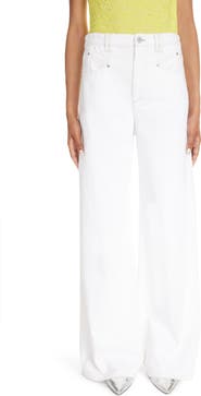 Isabel Marant Lemony High Waist Wide Leg Jeans