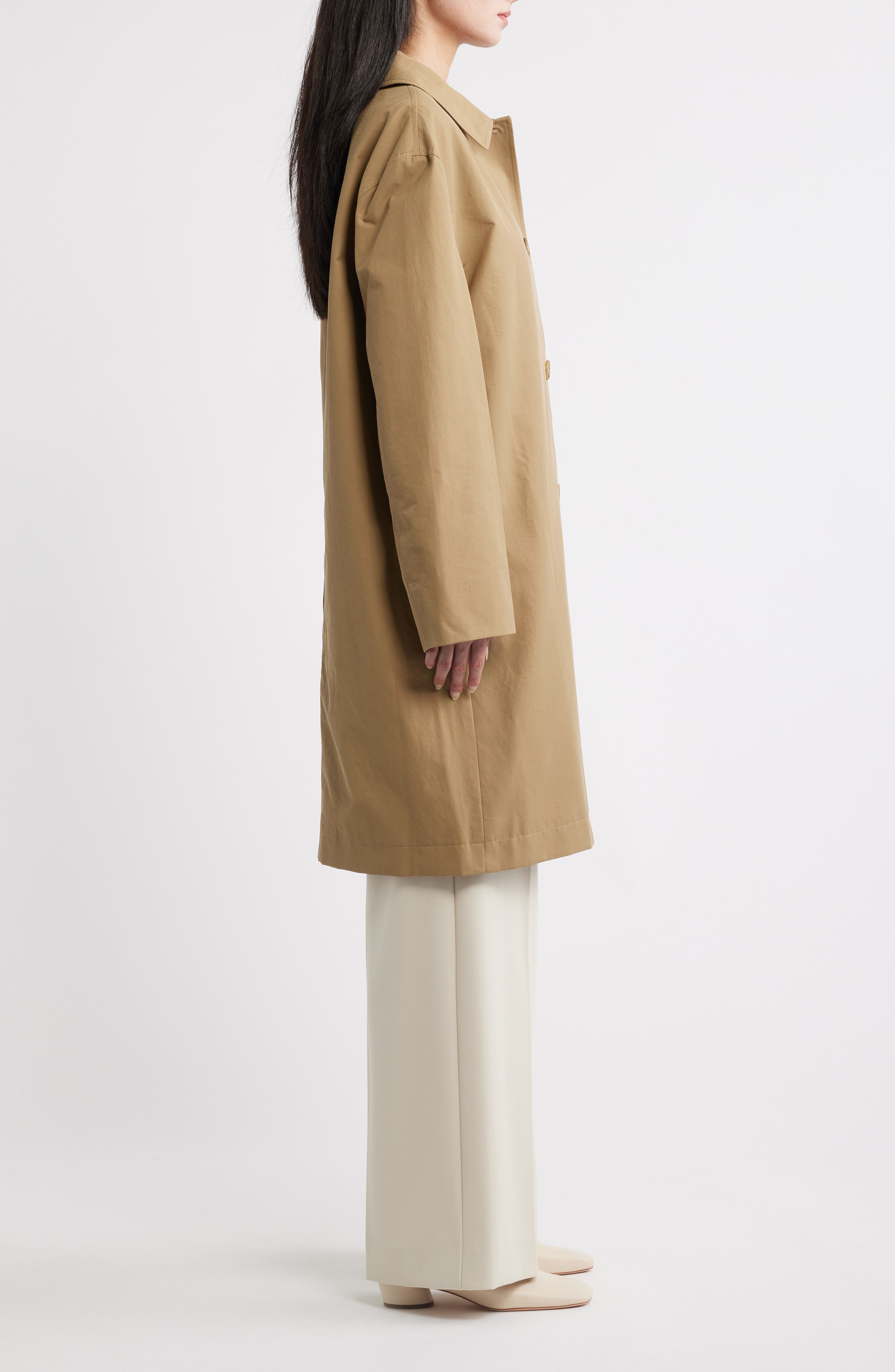 Vince Tailored Longline Raincoat (Women) | Nordstrom