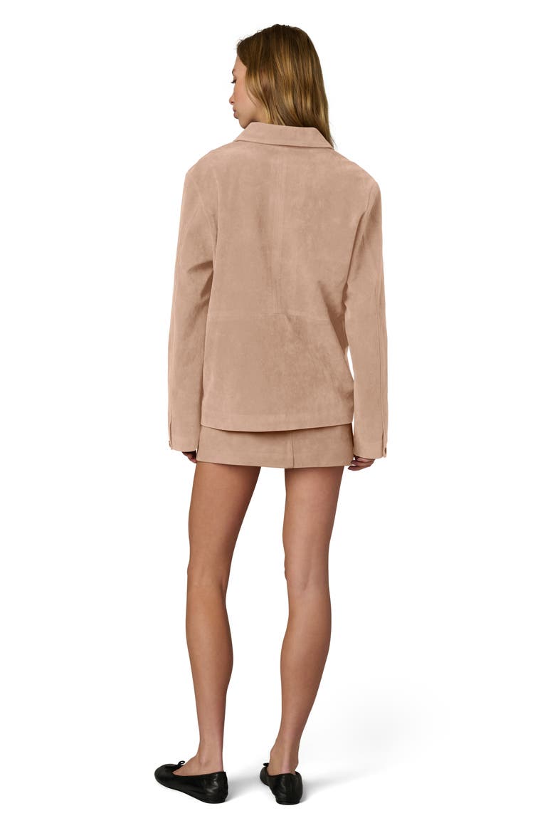 Faux Suede Chore Coat, Alternate, color, CAMEL