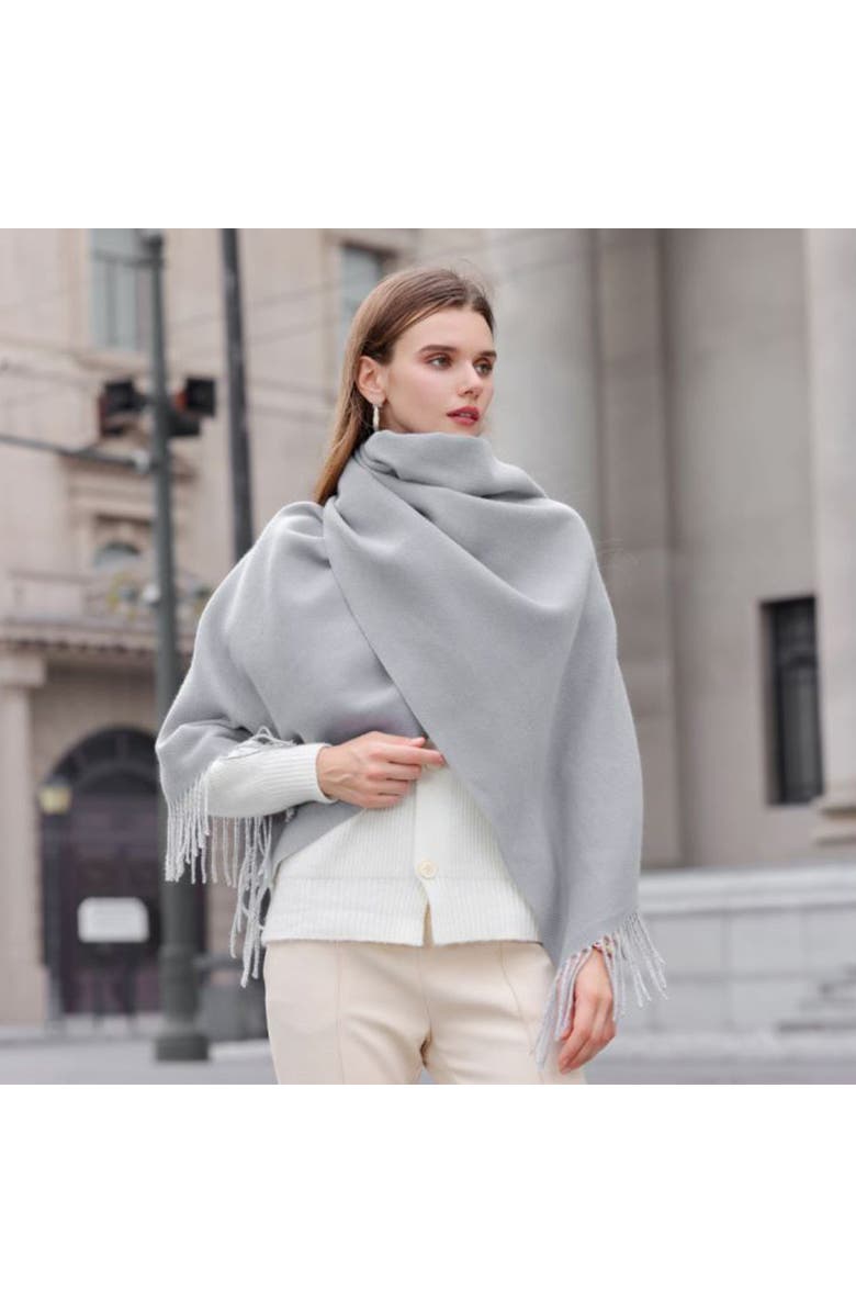 Youzey The Victoria Scarf, Alternate, color, Light Grey