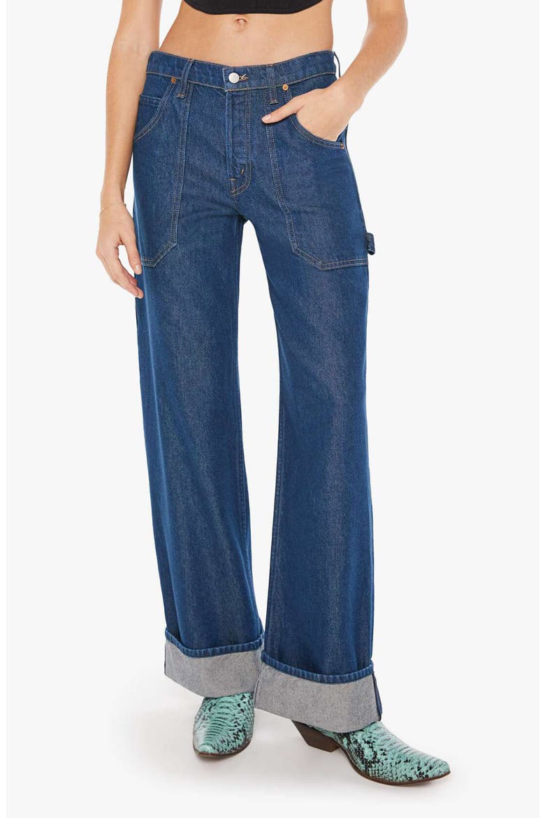 The Smoothie Carpenter Sneak Wide Leg Jeans, Main, color, CLEAN YOUR PLATE