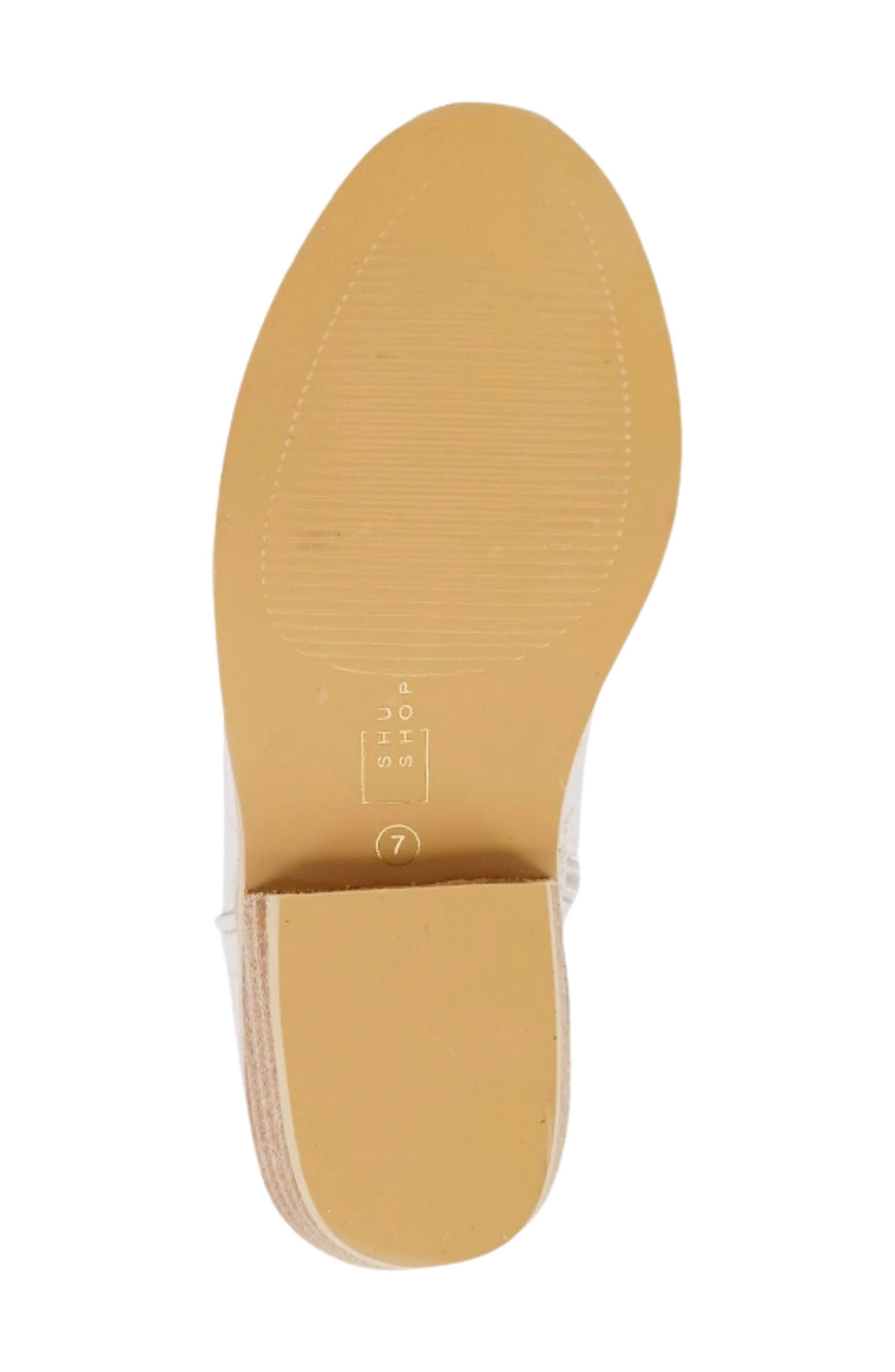 SHUSHOP Kids' Zouzou Croc Embossed Western Boot, Alternate, color, Taupe Croco