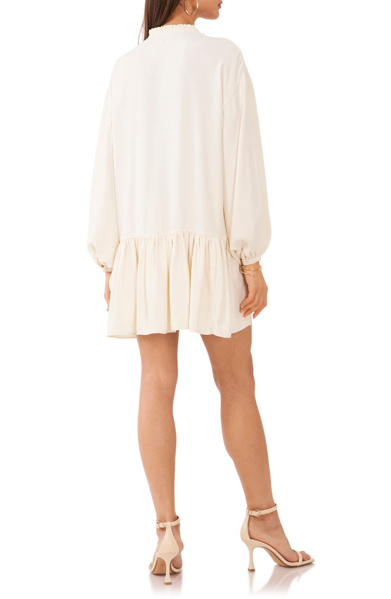 1.STATE Long Sleeve Trapeze Minidress, Alternate, color, 
