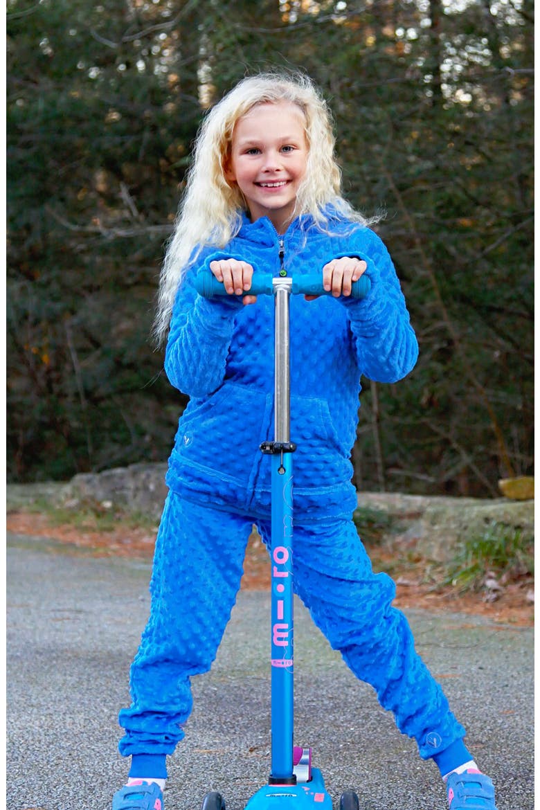 Minky Bubble Jogger Pants - Tie Dye, Alternate, color, Blue