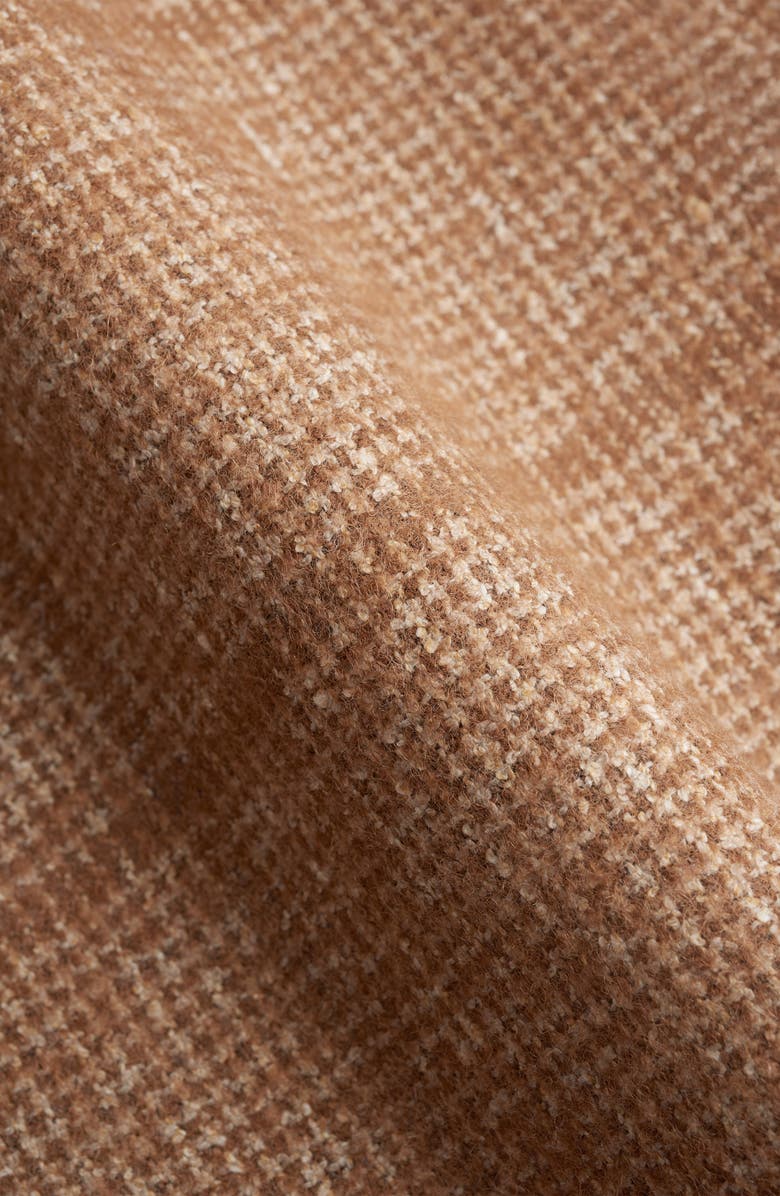 SUISTUDIO Cameron Windowpane Plaid Alpaca & Cotton Blend Jacket, Alternate, color,