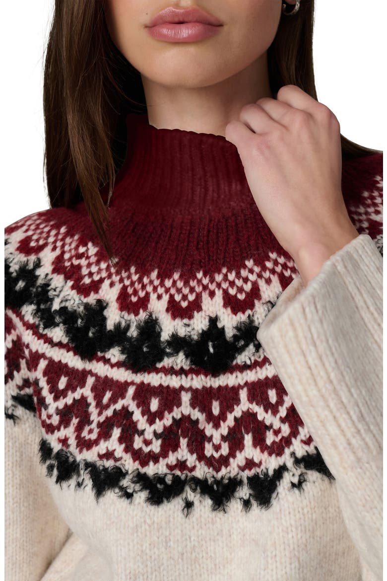 Celeste Fair Isle Sweater, Alternate, color, SYRAH MULTI FAIR I