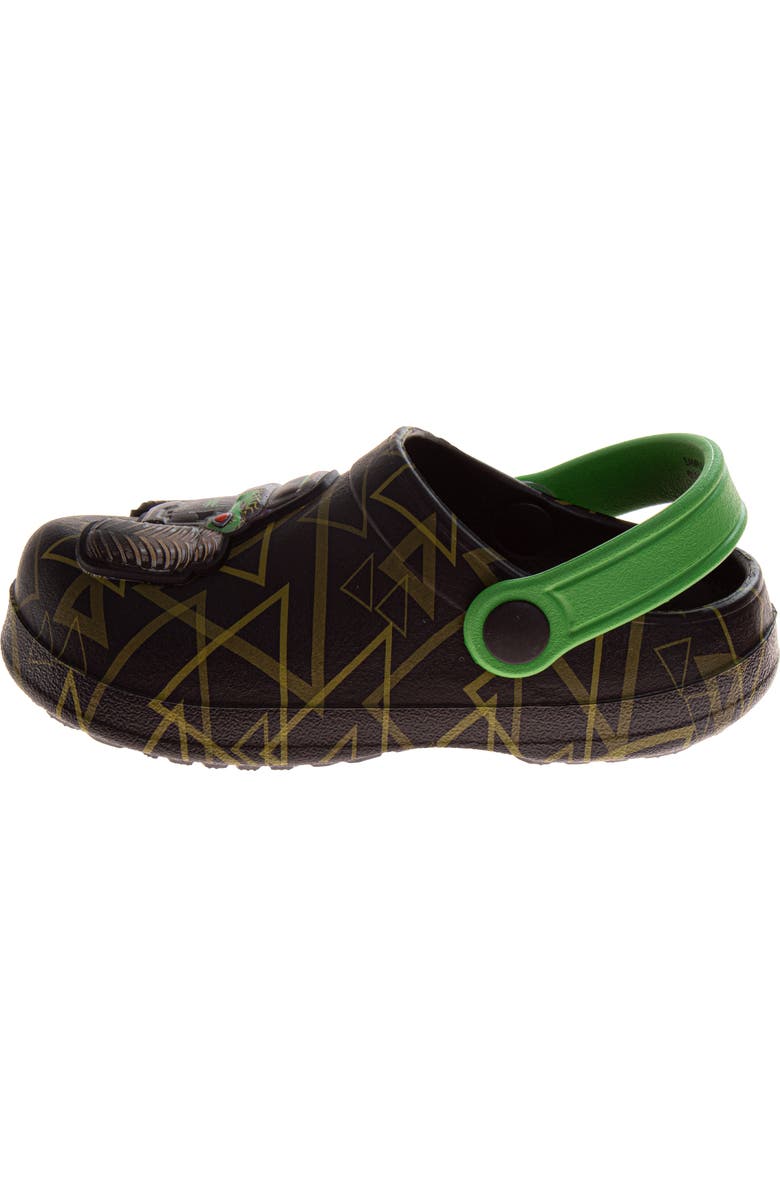Monster Jam Monster Clogs, Alternate, color, Black Green