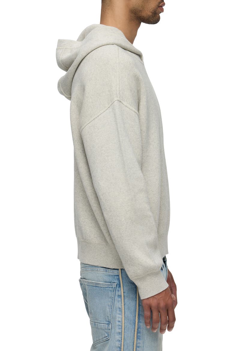 Cotton & Cashmere Double Knit Hoodie, Alternate, color, OATMEAL