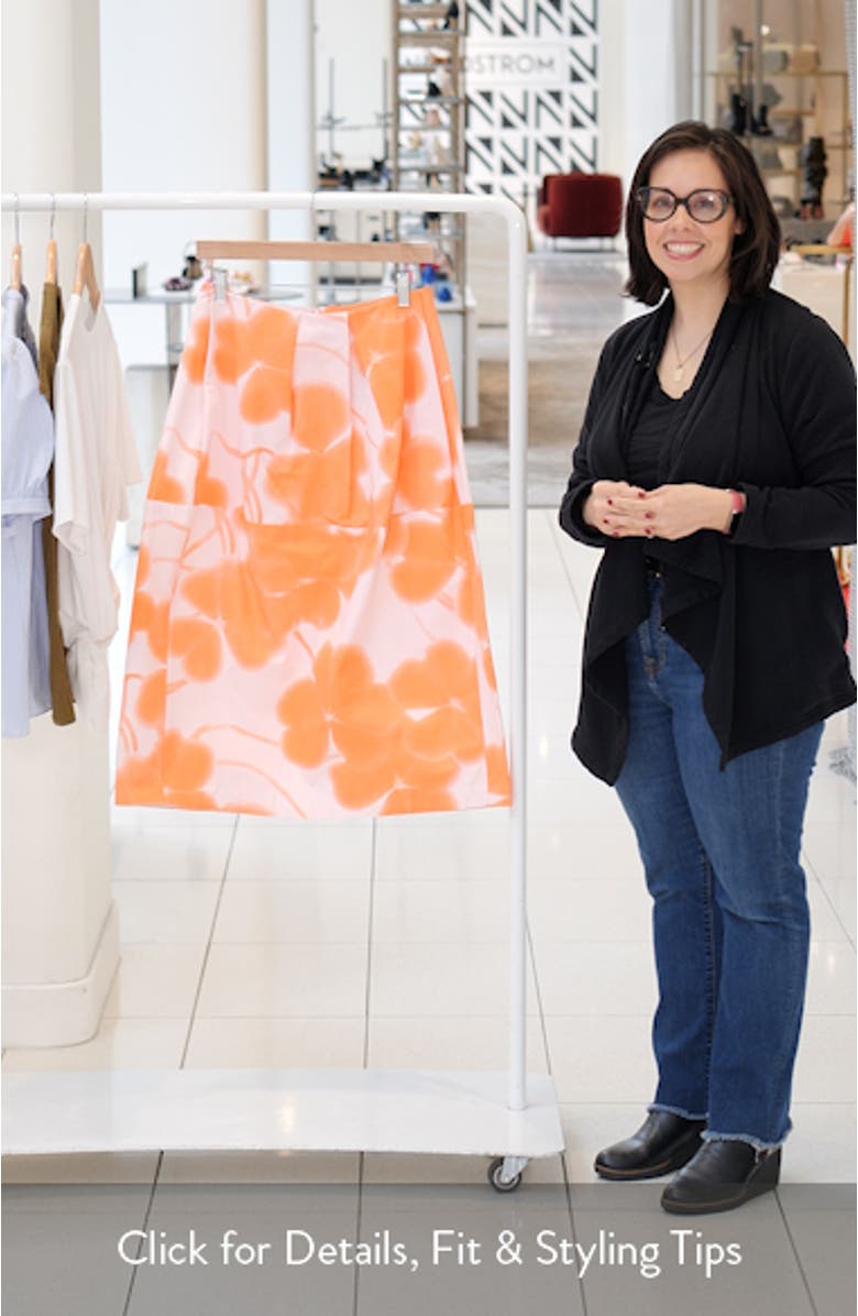 Lehto Ketunleipä Pleated Organic Cotton Midi Skirt, sales video thumbnail