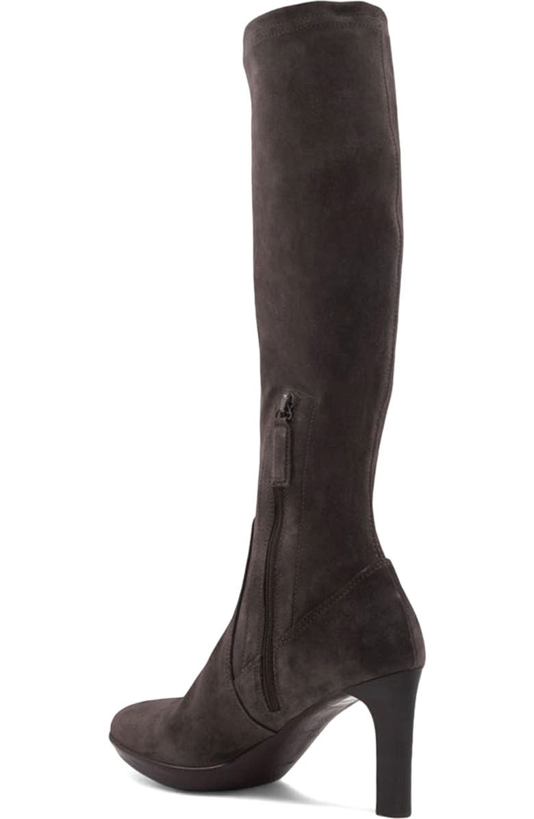 Aquatalia Rhumba Weatherproof Knee High Boot, Alternate, color, Anthracite Suede
